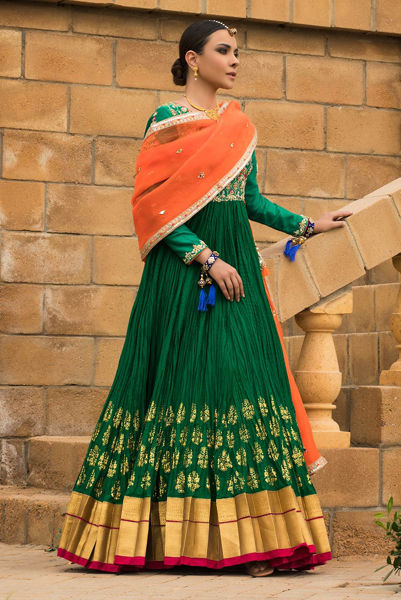 Deepak perwani mehndi dresses store