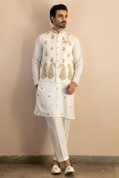 Waistcoat With Kurta Pajama Designs In Pakistan 2024-2025 | Beautiful,  Collection